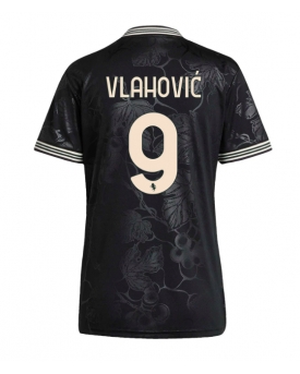 Juventus Dusan Vlahovic #9 Maglia Gara Terza Repliche 2025-26 Donna Maniche Corte